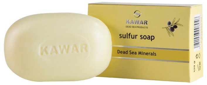 Kawar Sírové mýdlo s minerály z Mrtvého moře 120 g