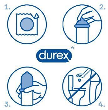 Durex Feel Thin Extra Lubricated Kondomy 3 ks