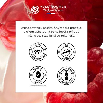 Yves Rocher Kondicionér na barvené vlasy s malinovým octem 200 ml