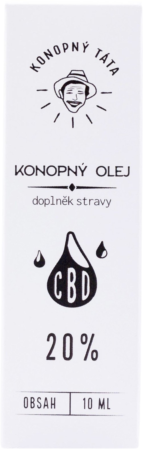 Konopný Táta CBD Konopný olej 20% 10 ml