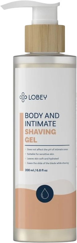 Lobey Gel na holení pro tělo a intimní partie 200 ml