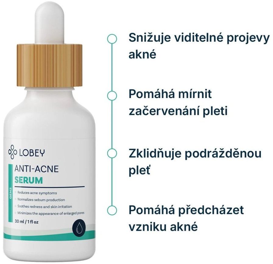 Lobey Sérum proti akné 30 ml