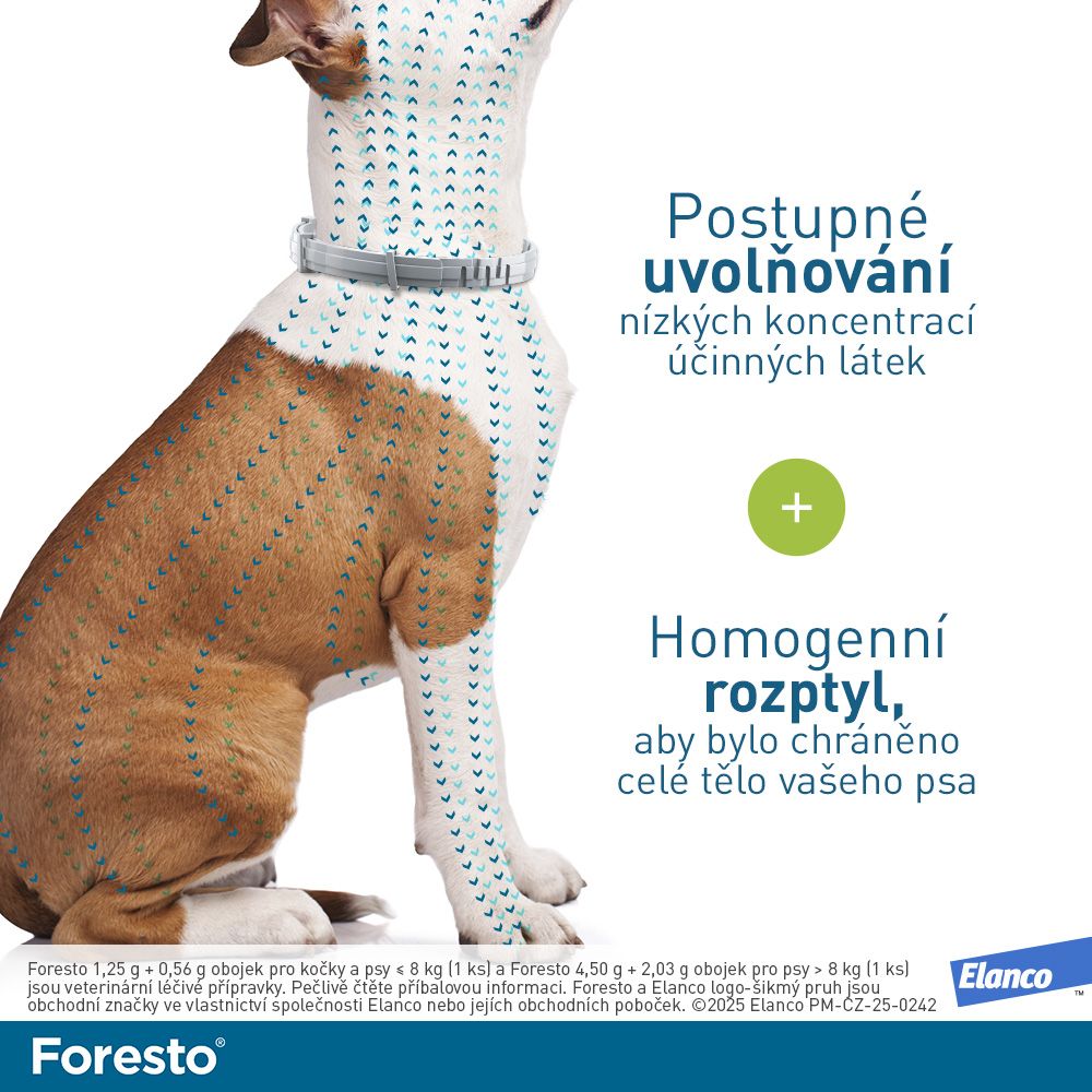 Foresto Obojek pro psy nad 8 kg 70 cm