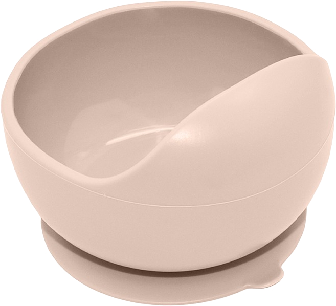 Petite&Mars Set jídelní silikonový TAKE&MATCH, Desert Sand 6m+, 4 ks