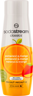 Sodastream Příchuť Pomeranč Mango Zero 440 ml