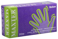 Maxter Rukavice latexové vel.M 100 ks
