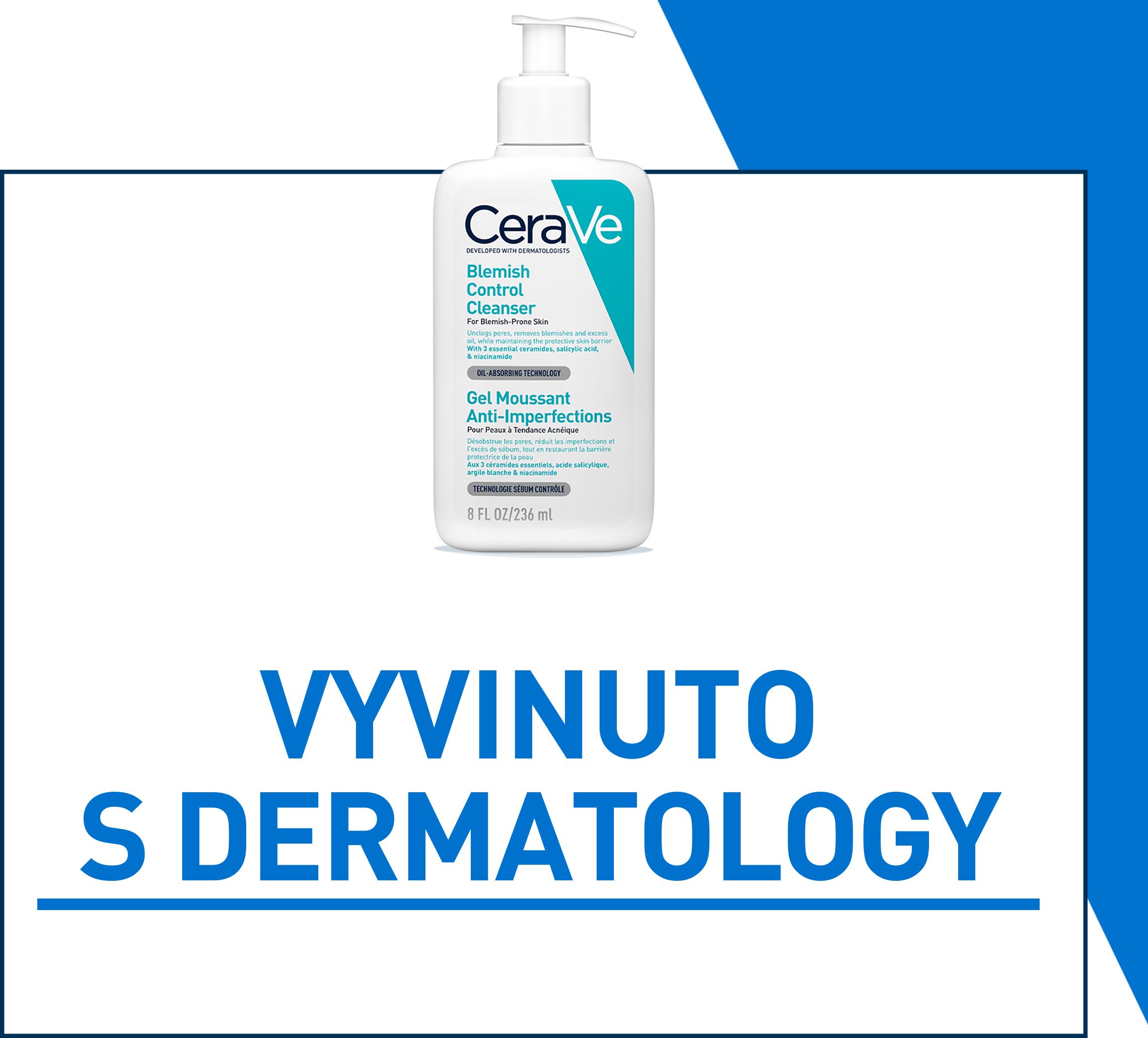 CeraVe Čisticí gel proti nedokonalostem 236 ml