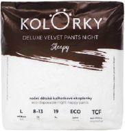 Kolorky Velvet Pants Night vel.L (8-13 kg) - Sleepy noční jednorázové kalhotkové eko plenky 19 ks