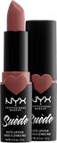 NYX Professional Makeup Suede Matte Lipstick matná rtěnka - odstín Brunch Me 3,5 g