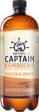 The GUTsy Captain Kombucha Zázvor, citron 1000 ml