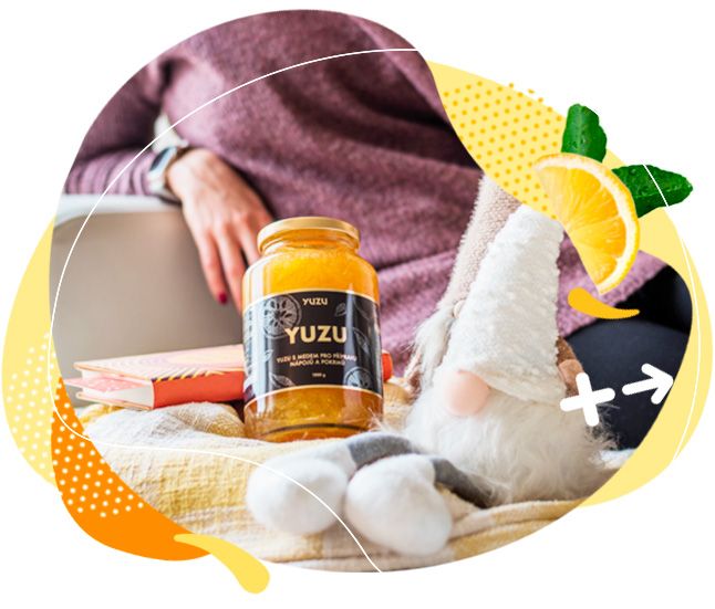 citrus, koncentrát, jídlo, vitamín, yuzu