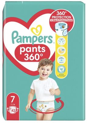 Pampers Pants vel.7 Plenkové Kalhotky 42 ks