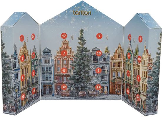 Tarlton Christmas The First Noel Advent Calendar papír 24 x 2 g