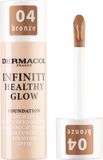 Dermacol Infinity lehký rozjasňující make-up č.04 Bronze 20 g