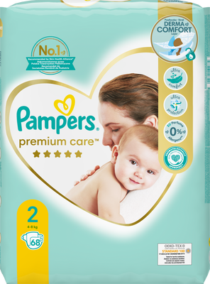 Pampers Premium Care nadrágpelenka 2, 4kg-8kg, 68 db