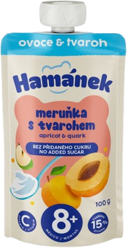 Hamánek kapsička Meruňka s tvarohem 100 g