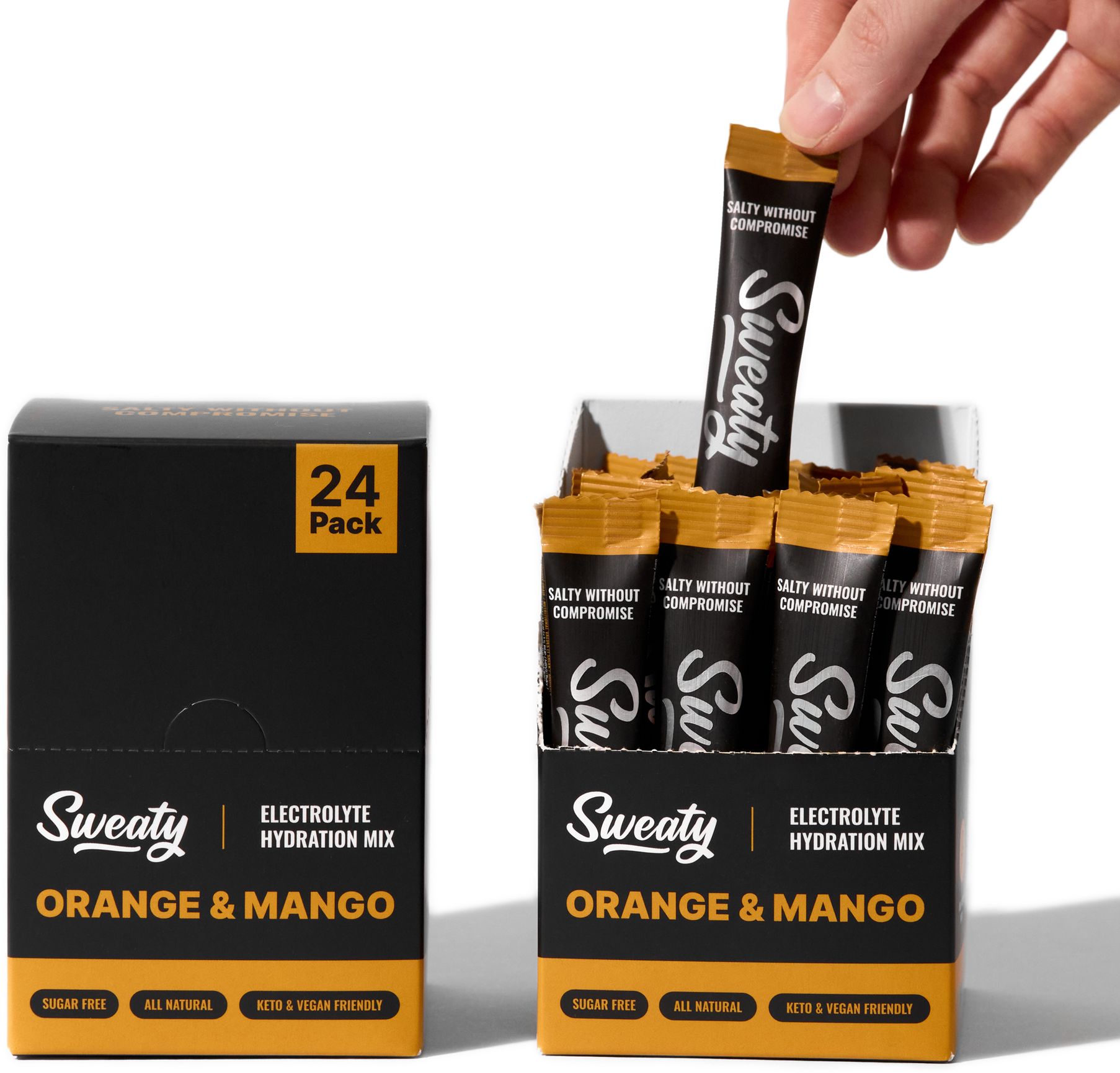 Sweaty Electrolyte Hydration Mix Mango & Orange 24 x 6 g