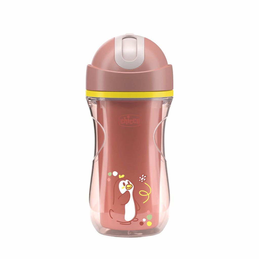 Chicco Hrneček Sport se slámkou pink, 14m+ 266 ml
