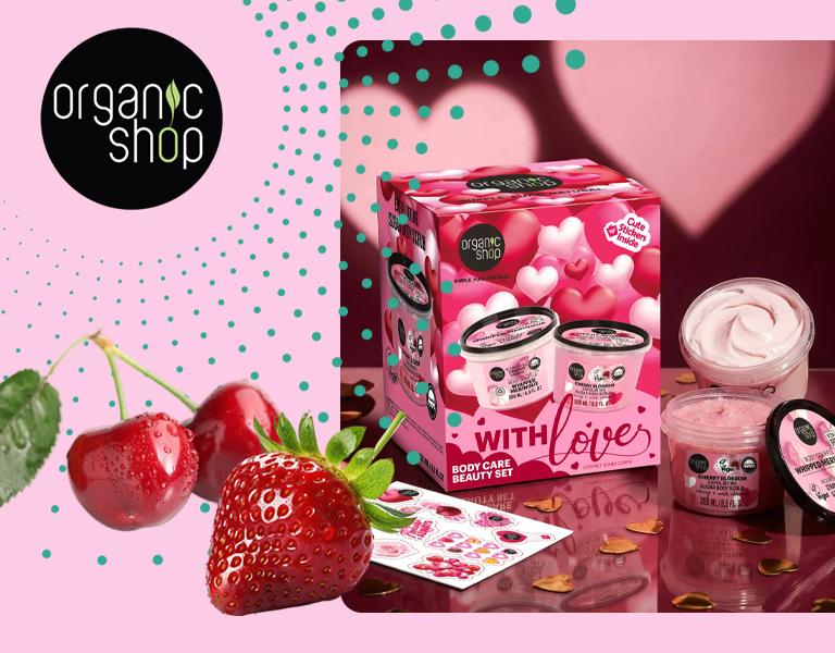 Organic Shop With Love Body Care Beauty Set 2 x 250 ml