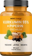 MOVit Energy Kurkumin Extrakt 95 % + Piperin 60 kapslí