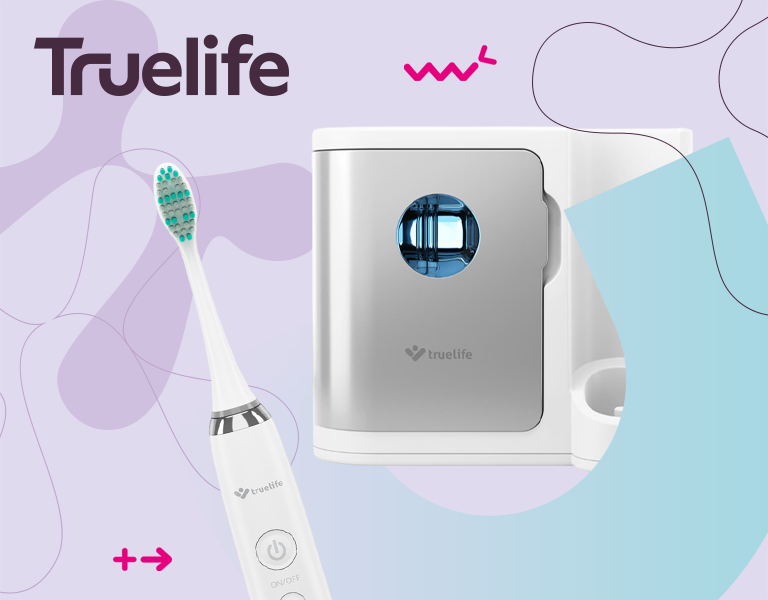 TrueLife SonicBrush UV, sonický zubní kartáček, elektrický kartáček, krásný úsměv, krásné zuby