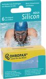 Ohropax Silicon Aqua Ušné vložky v krabičke 6 ks