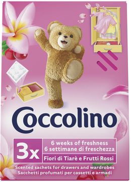 Coccolino vonné sáčky růžové 3 ks