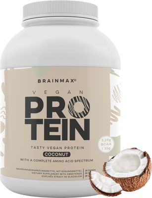 BrainMax Vegan protein kokos 1000 g