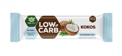Topnatur Tyčinka Low carb kokos natural 40 g