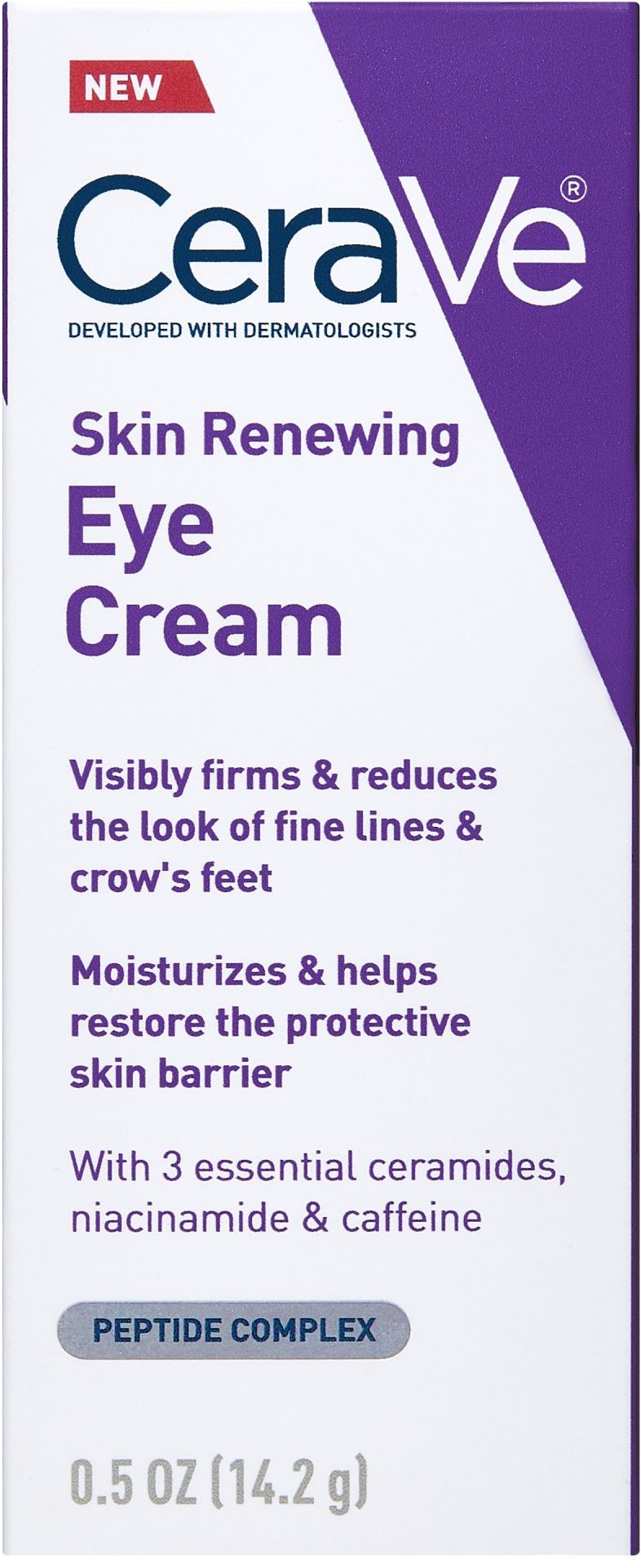 CeraVe oční krém pro obnovu pleti s 3 esenciálními ceramidy, niacinamidem a kofeinem 15 ml