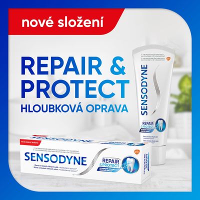 Sensodyne Zubní pasta Repair & Protect 3 x 75 ml