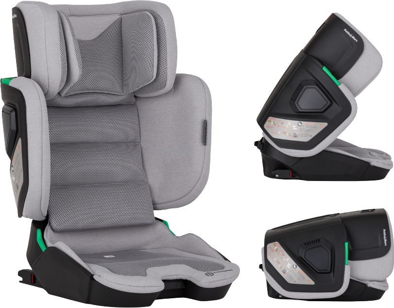 Petite&Mars Autosedačka Flex Pro i-Size Gentle Grey Air 100-150 cm (15-36 kg)