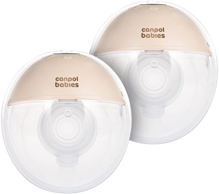 Canpol babies Dvojitá elektrická odsávačka mateřského mléka do podprsenky Hands-Free 2.0