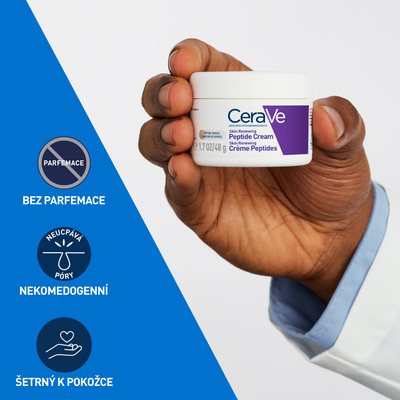 CeraVe peptidový krém pro obnovu pleti s 3 esenciálními ceramidy a niacinamidem 48 ml