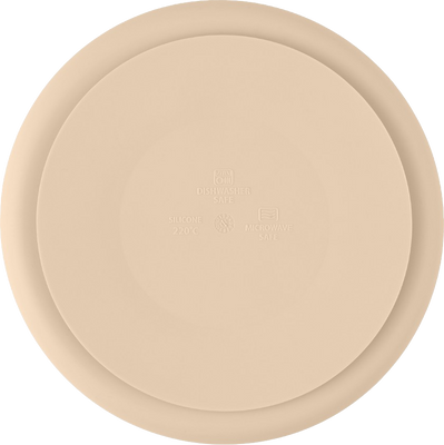 Petite&Mars Talířek silikonový dělící kulatý Take&Match Desert Sand 6m+