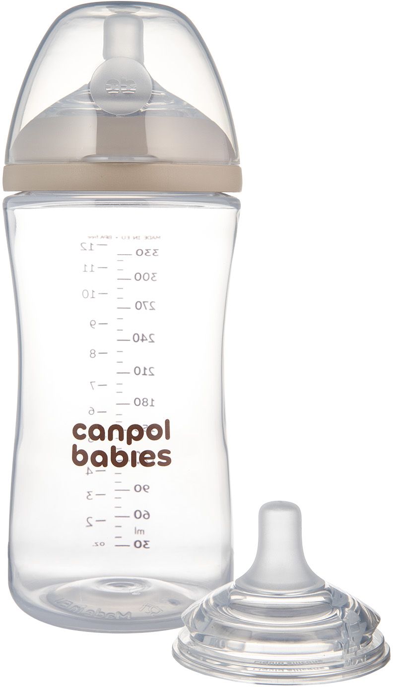 Canpol babies Lahev antikoliková Natural Shape 260 ml
