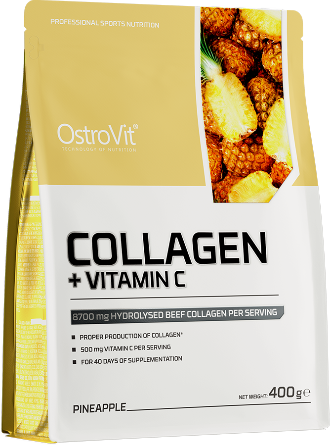 OstroVit Kolagen + Vitamin C ananas 400 g
