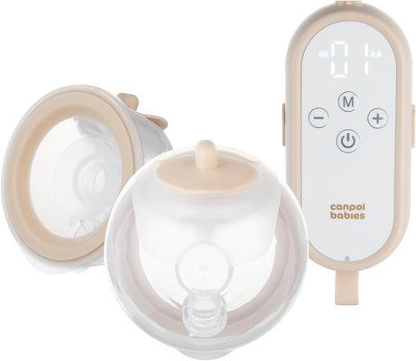 Canpol babies Dvojitá odsávačka mateřského mléka do podprsenky MilkShell