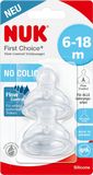 Nuk FC + savička FLOW Control 6-18m 2 ks