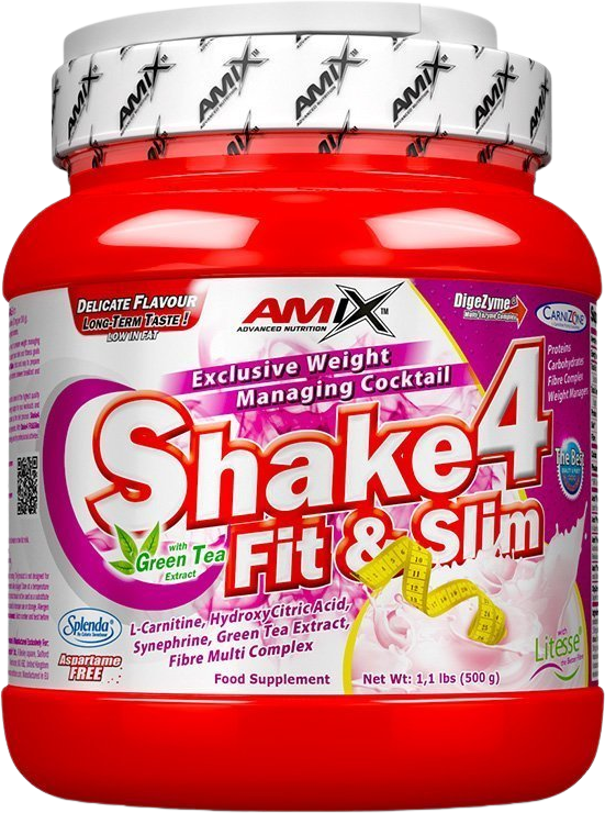 Amix Shake 4 Fit&Slim, Banana, 500 g
