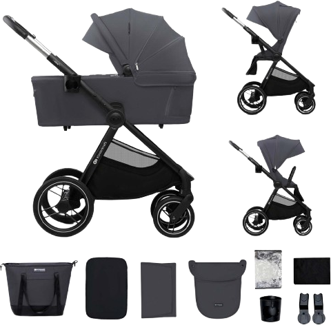 Kinderkraft Kočárek kombinovaný Nea 2 2v1 Dark Grey