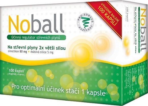 Noball regulátor střevních plynů 100 kapslí