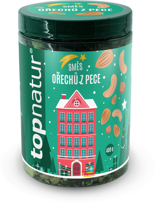 Topnatur Vánoční směs ořechů z pece 400 g