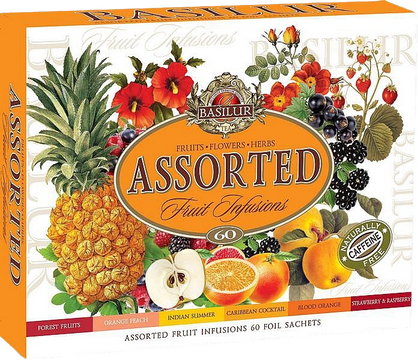 Basilur Fruit Infusions Assorted sáčky 60 ks