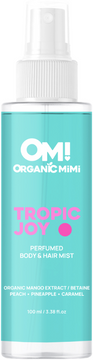 Organic Mimi OM! Parfémovaná hydratační mlha na tělo a vlasy Tropic Joy 100 ml 100 ml