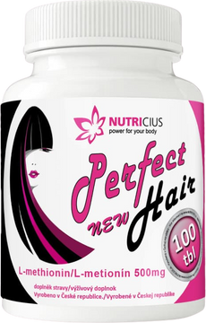 Nutricius Perfect HAIR new - methionin 500 mg 100 tablet
