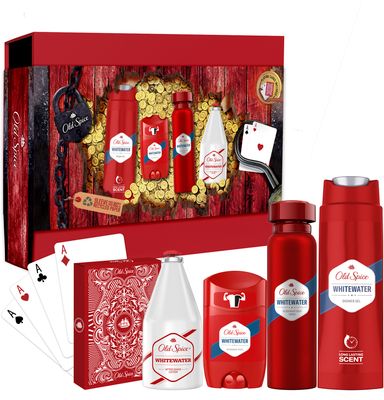 Old Spice Whitewater Dárková sada pro muže se svěží vůní 5 ks