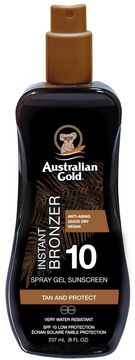 Australian Gold Spray Gel + Bronzer SPF10 237 ml