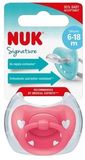 Nuk Dudlík Signature, 6-18 m, holka srdce