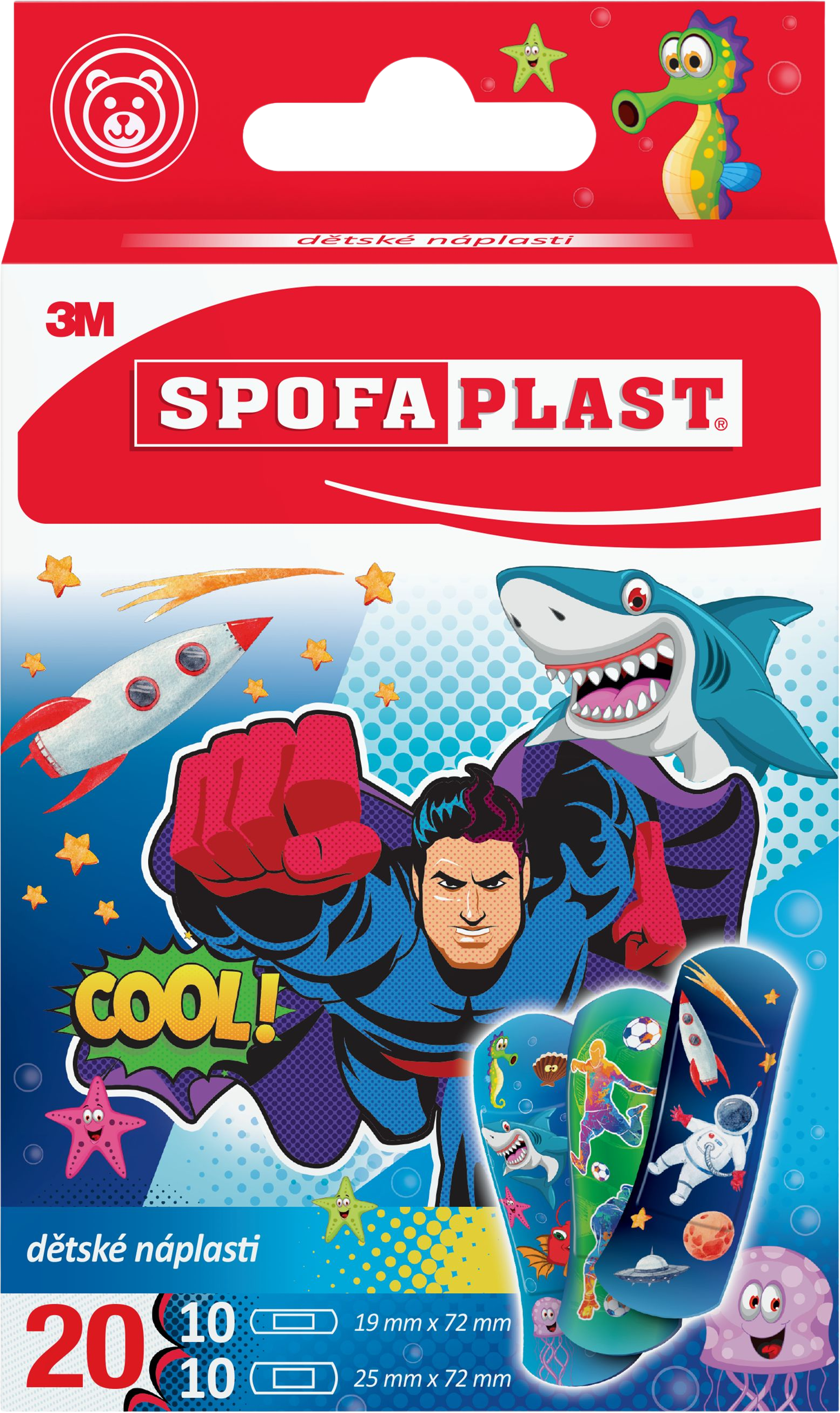 Spofaplast Spofaplast 118 Dětské náplasti - chlapecký motiv 20 ks